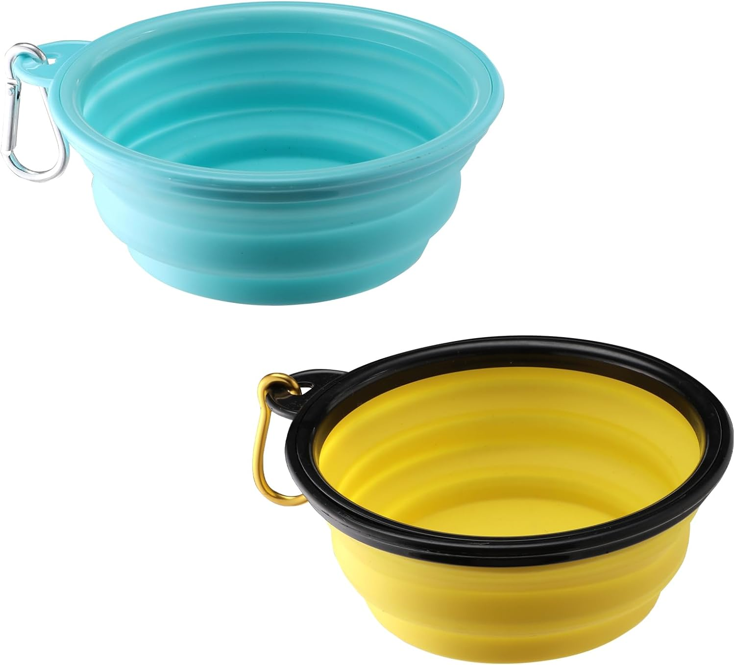 Collapsible Dog Bowl Silicone Travel Portable Foldable Folding Dog Bowl Travel D