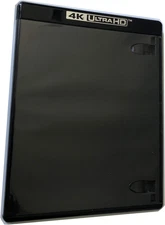 New 1 Official  3 Discs 4K UHD Replacement Case Black 12.5Mm (Pack of 1)