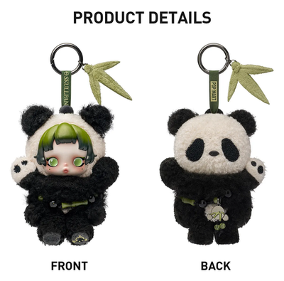 POP MART SKULLPANDA Lazy Panda Plush Pendant Doll Limited 2025 New
