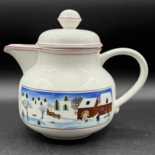 Villeroy & Boch NAIF CHRISTMAS Tea Pot with Lid Pitcher teapot Minty