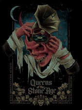 Queens of the Stone Age New Orleans 11/21/2025 *Signed AP Print* Poster #/50