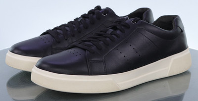 Vince Brady -B $220 Men's Low Top Sneakers Shoes Size EU 43 US 9.5 M Leather EUC