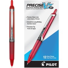 Pilot Precise V7 RT Refillable  Retractable Liquid Ink Rolling Ball Pens,