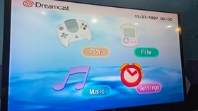 SEGA Dreamcast Console HKT-3020 System, 3 controllers, 2 VMUs, cables. Tested