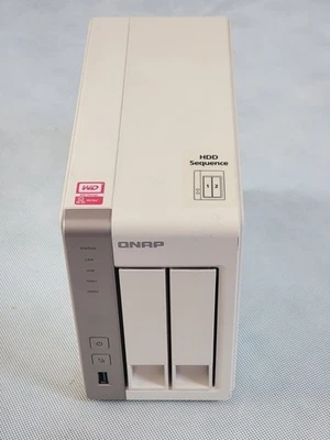 QNAP TS-251 2-Bay Desktop NAS: 8GB RAM. - Missing PSU - Fully Tested - Image 1 of 3