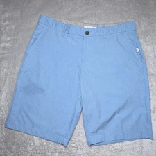 Onia Men’s Versatility Shorts Water Resistant Stretch Chino Pocket Blue Size 34