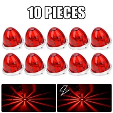 LED Watermelon Lights Side Marker Clearance Brake Truck Trailer BIG Indicators