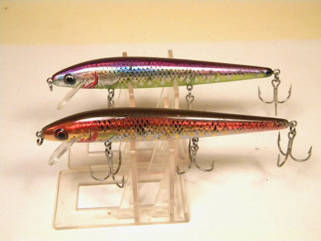 Leurre Vintage Rebel Floater Minnow Crankbait 3,5 - Finition G - Ombre Argent