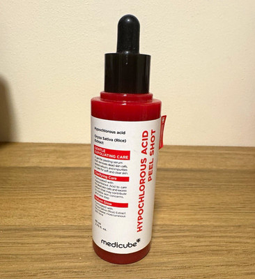 medicube Hypochlorous Acid Exfoliant Peel Shot, Gentle Face, 80 ml/2.70 fl oz