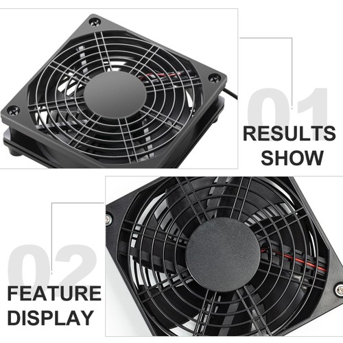 USB Cooling Fan Fans Quiet Temperature-controlled Computer Cabinet - 第 8/12 張圖片
