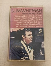 SLIM WHITMAN WHISPERING HOPE 1982 LIBERTY RECORDS CASSETTE TAPE
