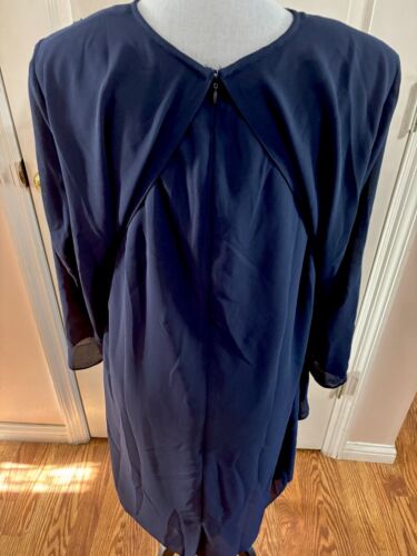 Jungfrau Damen zierlich Größe 18 Kleid Brautmutter/Bräutigam formell marineblau - Bild 3 von 4