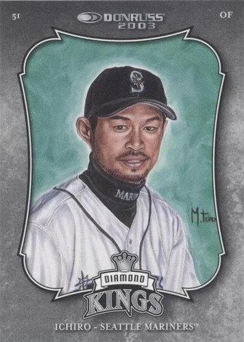 2003 Donruss ~ Ichiro Suzuki ~ Diamond Kings ~ 6 ~ Mariners | eBay