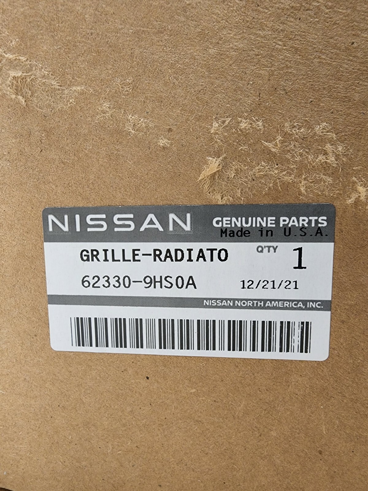 ОРИГИНАЛЬНАЯ НИЖНЯЯ РЕШЕТКА РАДИАТОРА NISSAN ALTIMA 20152018 В СБОРЕ