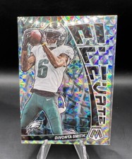 Devonta Smith 2023 Mosaic Elevate Silver Mosaic Prizm