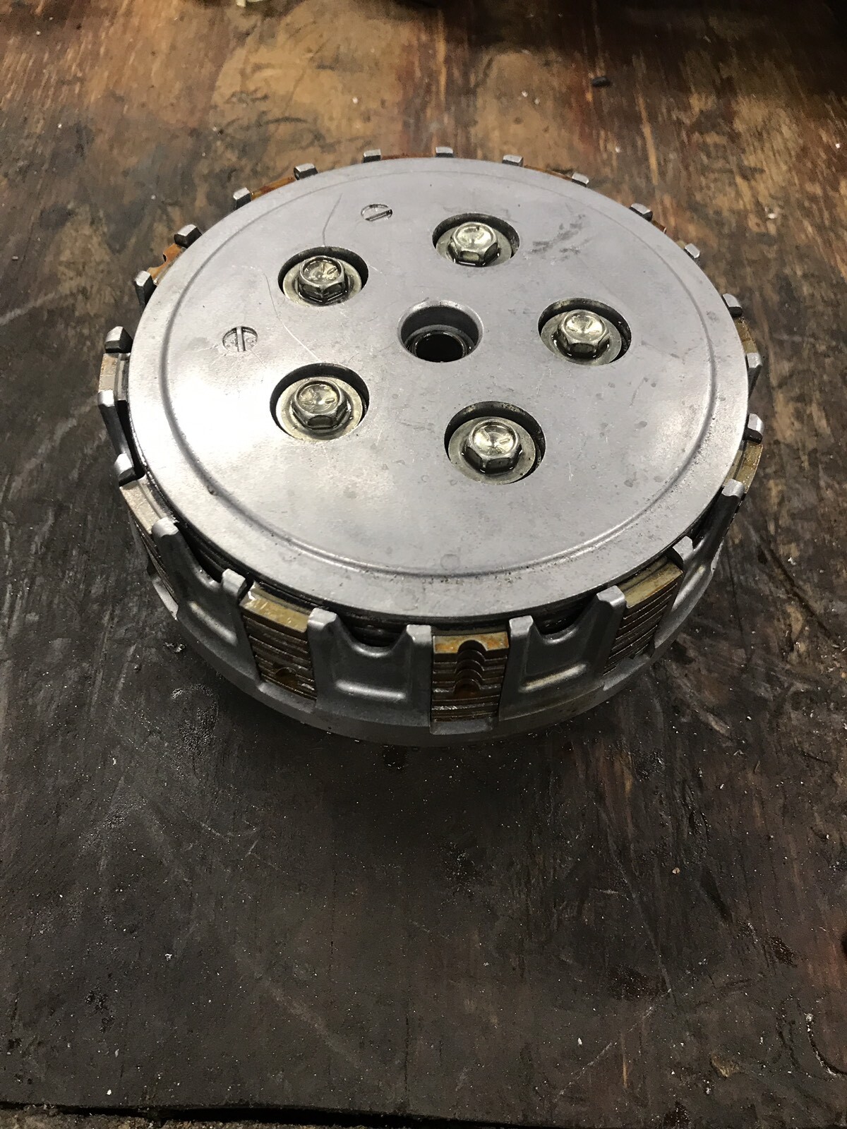 10 11 12 13 14 KX250F Clutch Basket Center Hub Plate Pressure Plate