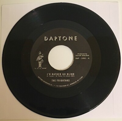 The Frightnrs / I'd Rather Go Blind & Versions / Vinyl Rocksteady 45 / MINT
