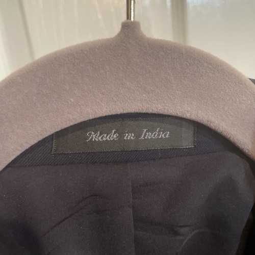Ralph Lauren Sport Jacket Mens Navy Blue Wool Blend Blazer Gold Button Size 46R - Picture 12 of 16