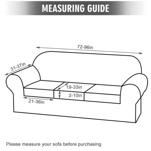 Samt Stretch Elastisch Sofabezug Wohn Couch Schonbezüge Schoner 1/2/3 Sitzer - Bild 5 von 112