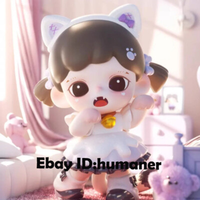 TNTSPACE Baby Zoraa Lucky Kitty Face Vinyl Doll Figure Model Toy H14CM