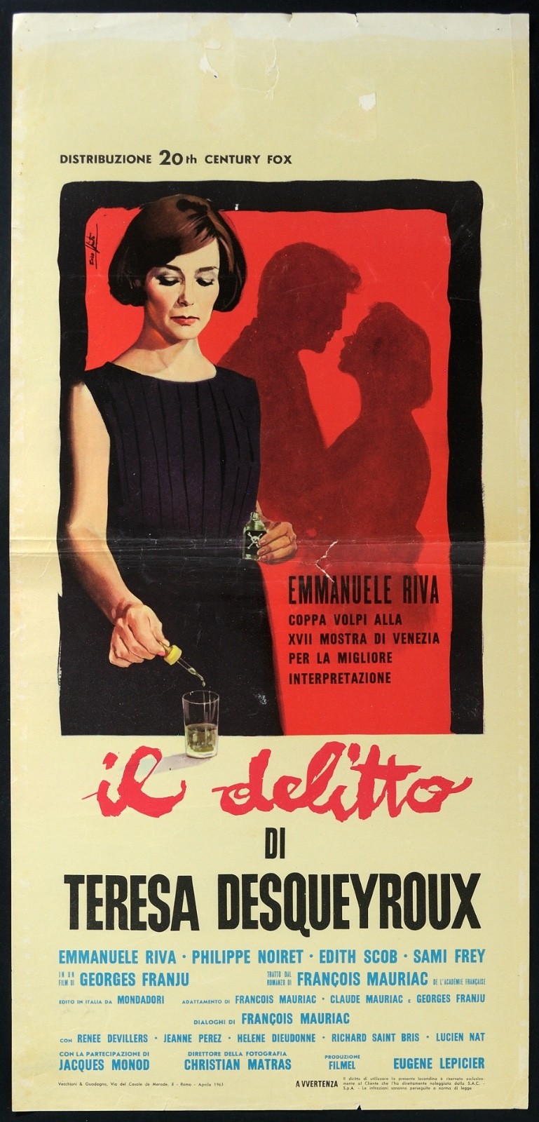 Locandina originale film Teresa (1987) - Regia di Dino Risi