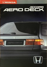 Honda Accord Aero Deck Prospekt Brochure Depliant