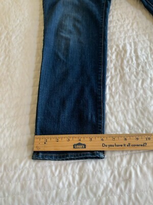 Chicos Women's Jeans, Sz 1,( Check Photo ) Blue Denim, Button