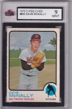 1973 O-Pee-Chee Baseball Dave McNally #600 KSA 9