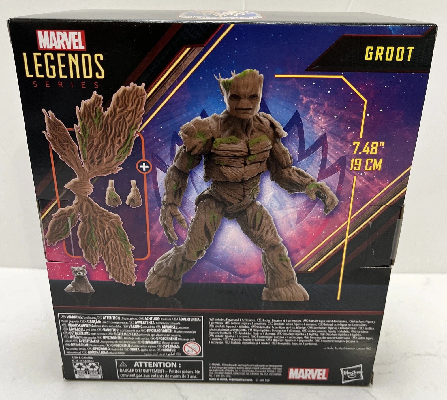 Hasbro Marvel Legends Guardians of the Galaxy Vol 3 Groot Deluxe 6" Figure New image 5