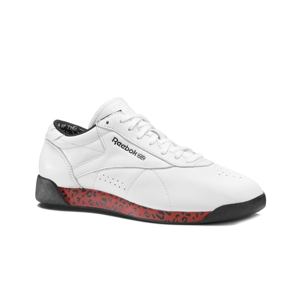 Reebok Freestyle Lo X Melody Ehsani (WHITE/RICH MAGMA) Women's Shoes CN1529
