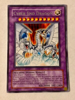 Yugioh TCG Cyber End Dragon DP04-EN012 1st Edition Rare LP | eBay