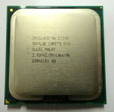Intel Core 2 Duo E7500 SLGTE - Dual Core - 2.93GHz - Socket 775 #34