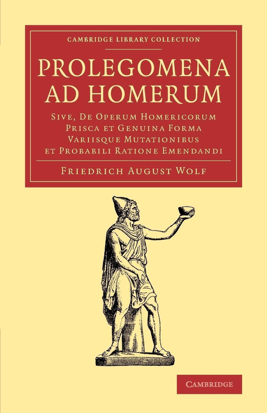 Thumbnail - Prolegomena Ad Homerum Friedrich August Wolf Taschenbuch Paperback