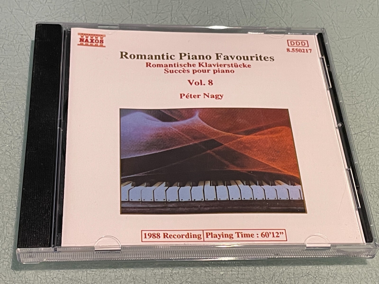 Romantic Piano Favourites - Vol. 8 - CD Album - 1988 Naxos - Peter Nagy - NEW