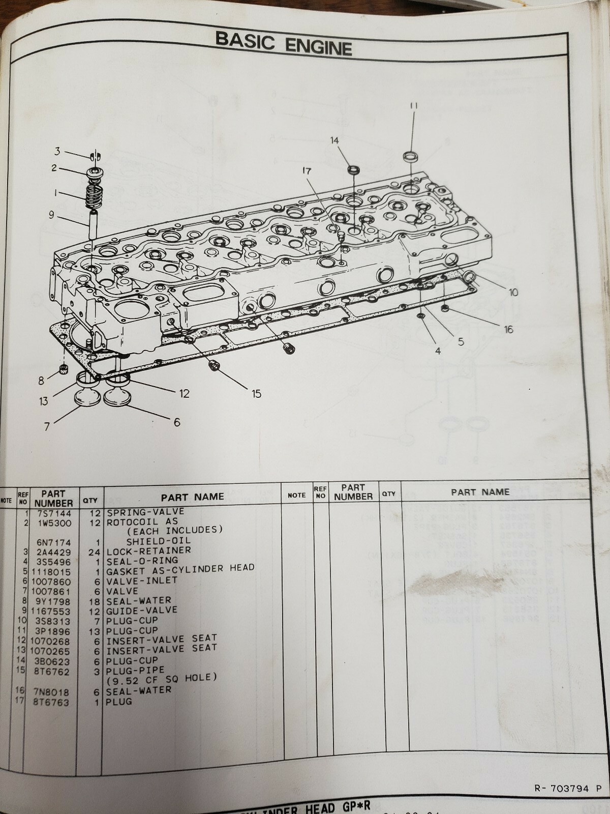 140H Parts Manual Book Catalog Caterpillar Motor Grader 3306 Engine eBay