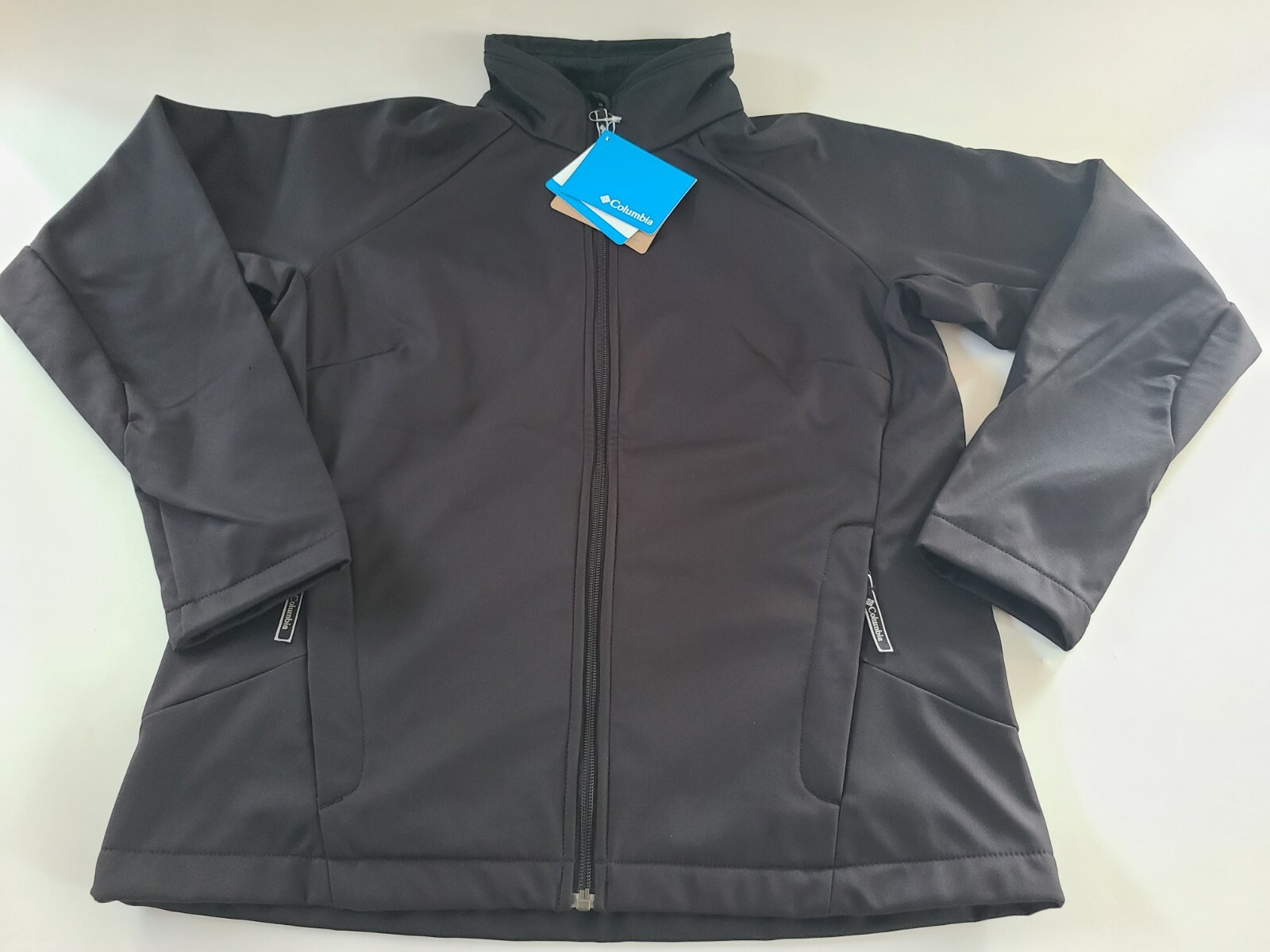 Chaqueta de promoción SKYY Vodka Columbia Valencia Peak Softshell negra para mujer grande nueva con etiquetas