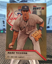 2016 Topps Bunt  Mark Teixeira #16 Green Short Print  /50- NM-MT  ONLY 50!!