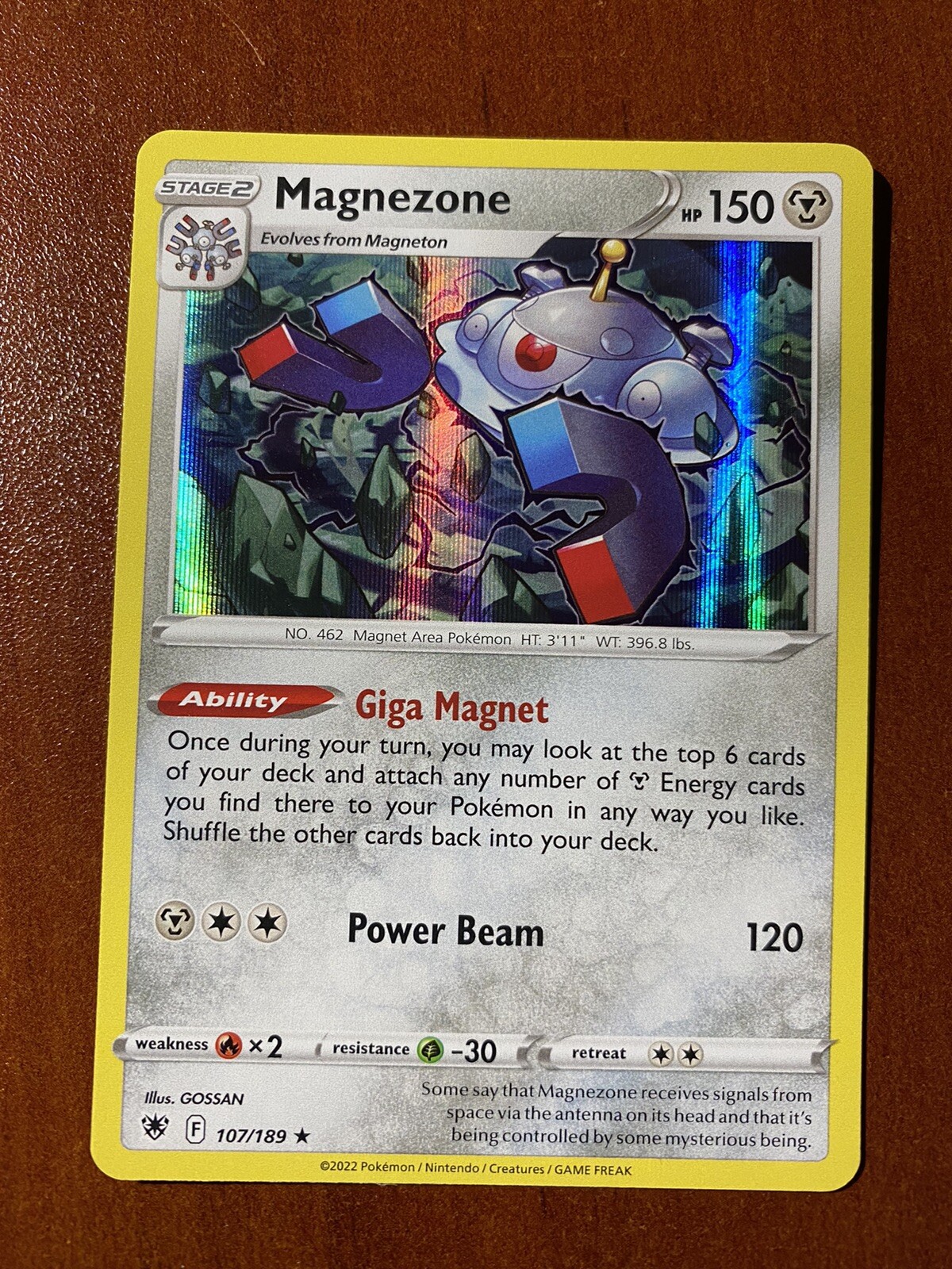 Magnezone - #107/189 - Pokemon TCG: Astral Radiance Holo Rare Card