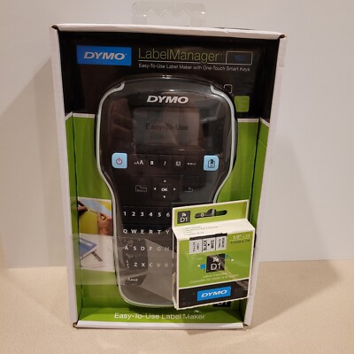 Dymo Label Manager 160 Easy To Use Label Maker 5 Font Sizes Black Extra Cassette