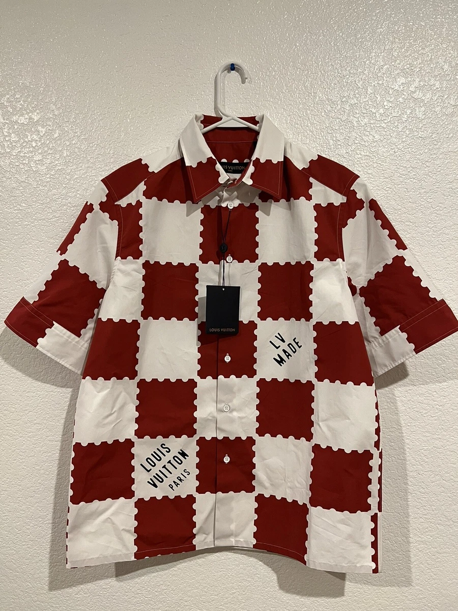 vuitton white checkered