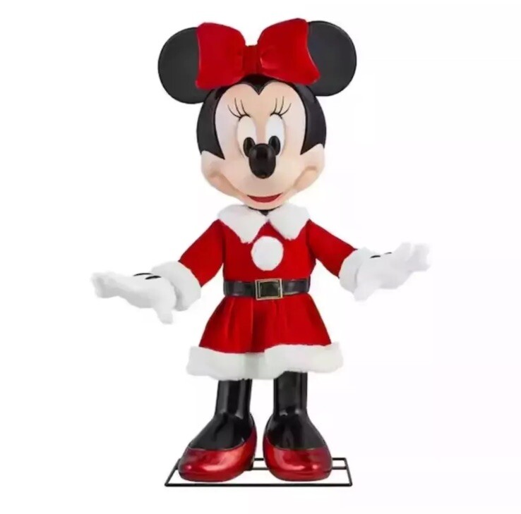 Disney 4 ft. Animated Holiday Minnie Mouse Home Depot Exclusive