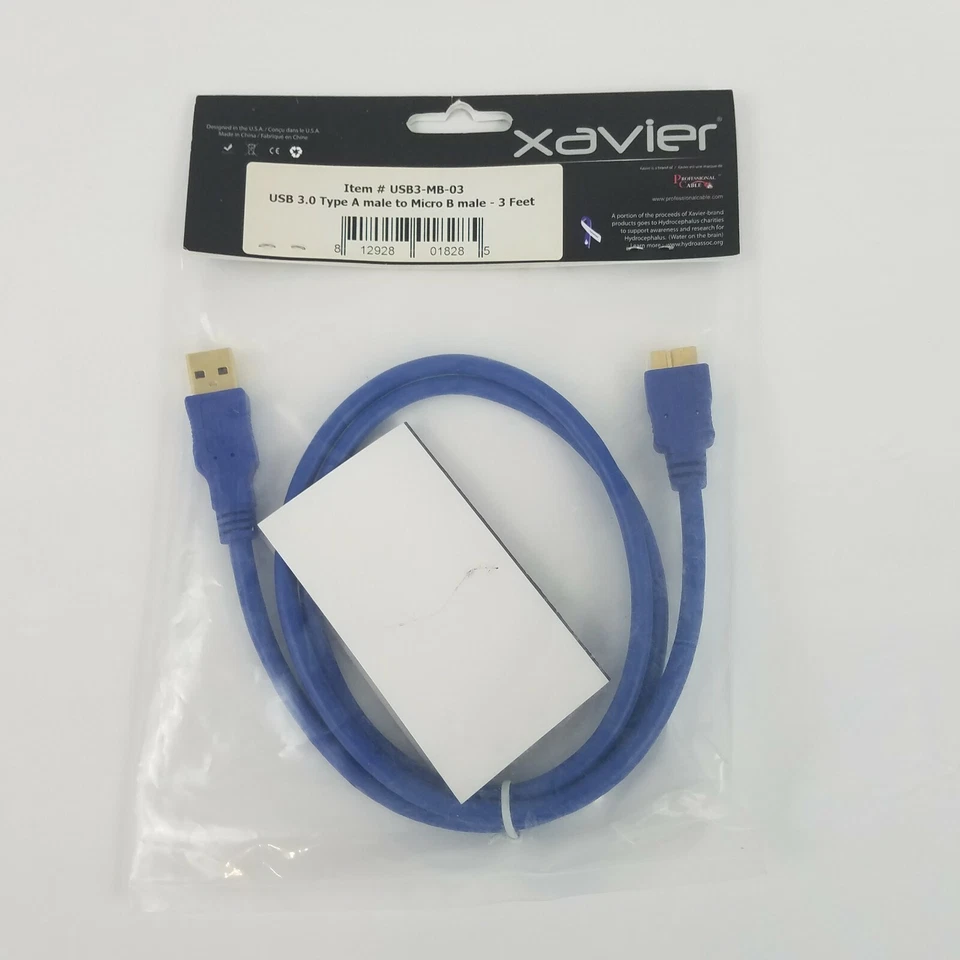 XAVIER USB Data Transfer Cable USB3-MB-03 - 3 Ft - BRAND NEW - Image 3 of 4