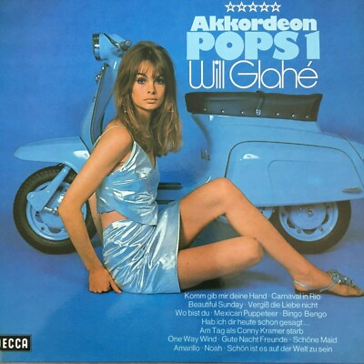 WILL GLAHE: Akkordeon Pops 1 (Decca SLK 16777-P  Stereo / NM)