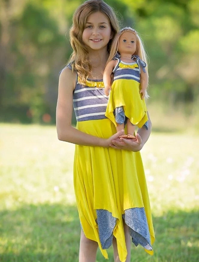 Girl dress sales matching doll