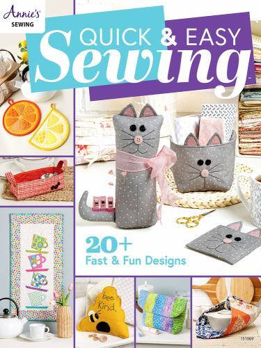 Quick and Easy Sewing by Annie's (2022, Trade Paperback)