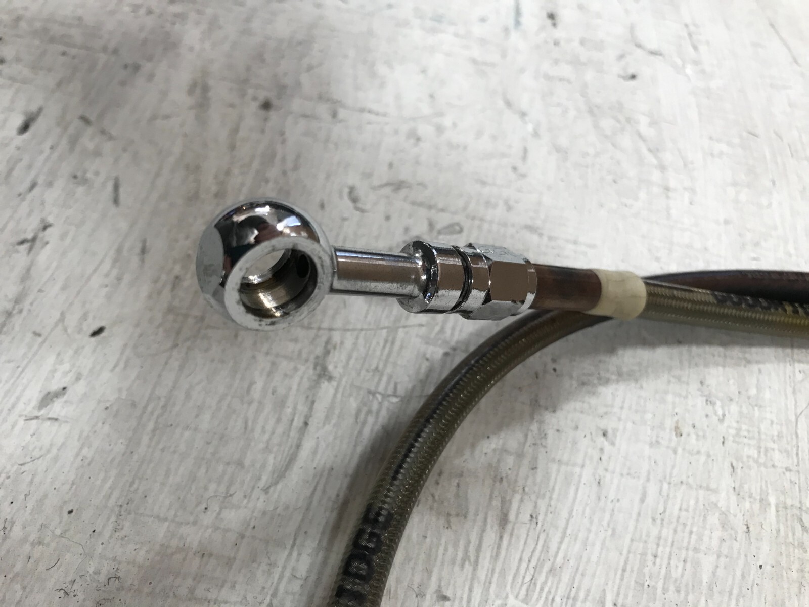 9801 Honda Shadow Ace 1100C2 Goodridge (lowbrow) +6 Brake line Steel