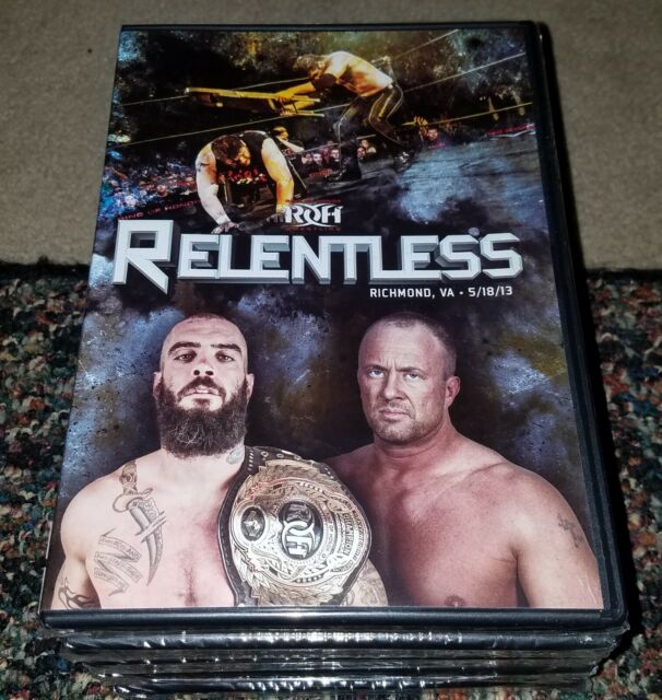 Roh Relentless 5 18 13 Wrestling Wwe Impact Aew Dvd Ebay