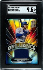 2021 Panini Spectra Max Muncy Brilliance Material Relic SGC 9.5 MINT+