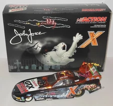 2003 Action John Force Autograph Castrol/ Norwalk /Halloween 1:24 NHRA Funny Car