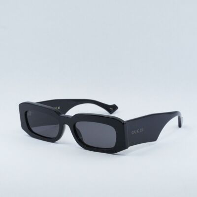 New GUCCI GG1426S 001 Black/Grey 54-19-145 Sunglasses, $323.87